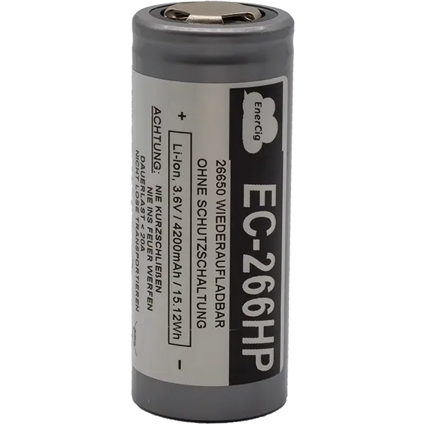 EnerCig 26650 4200 mAh 20A Akku