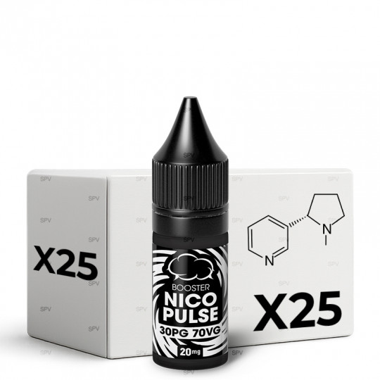Nikotin-Shot Nico Pulse 20 mg/ml (30 PG/70 VG)- Eliquid France 10 ml